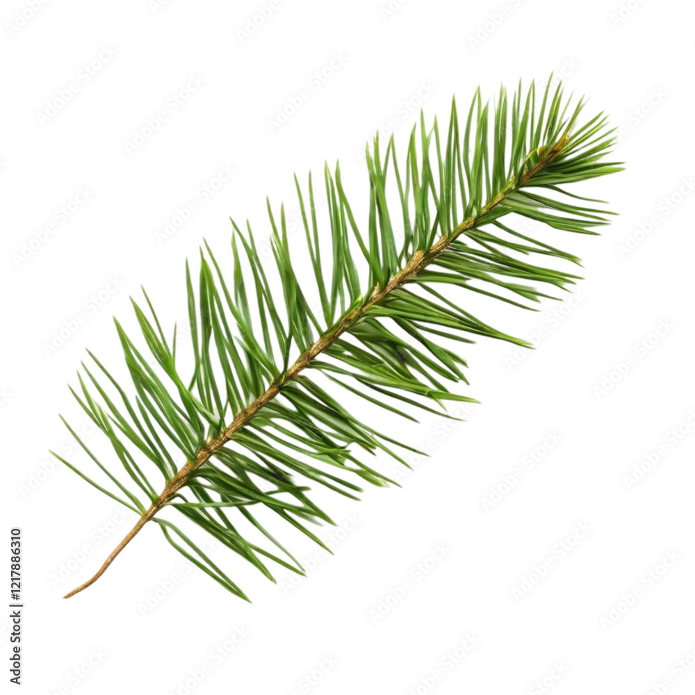 Naklejka premium branch of a pine