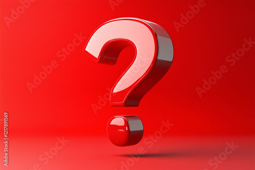 red question mark
