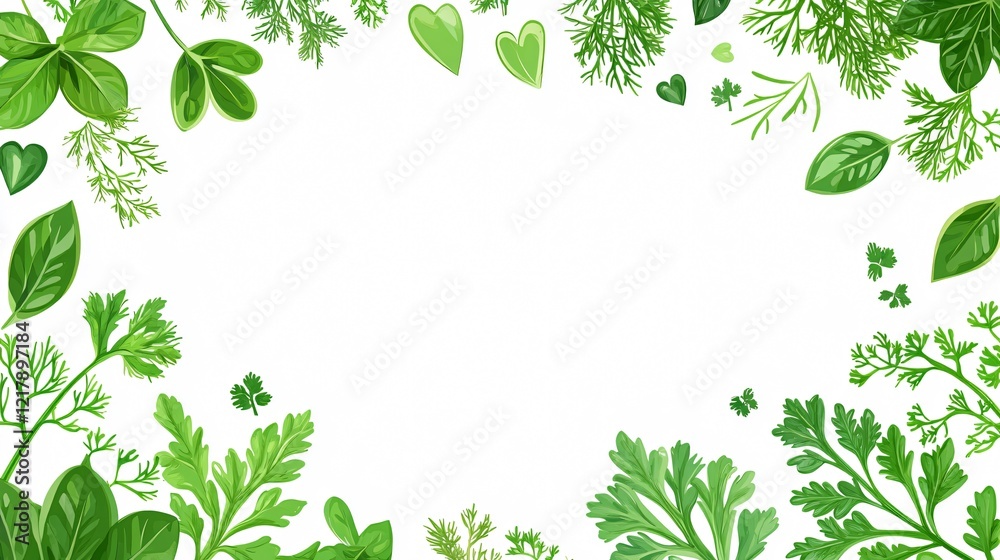 Fresh Parsley Herb Leaf on White Background Fresh Parsley Herb Leaf on White Background