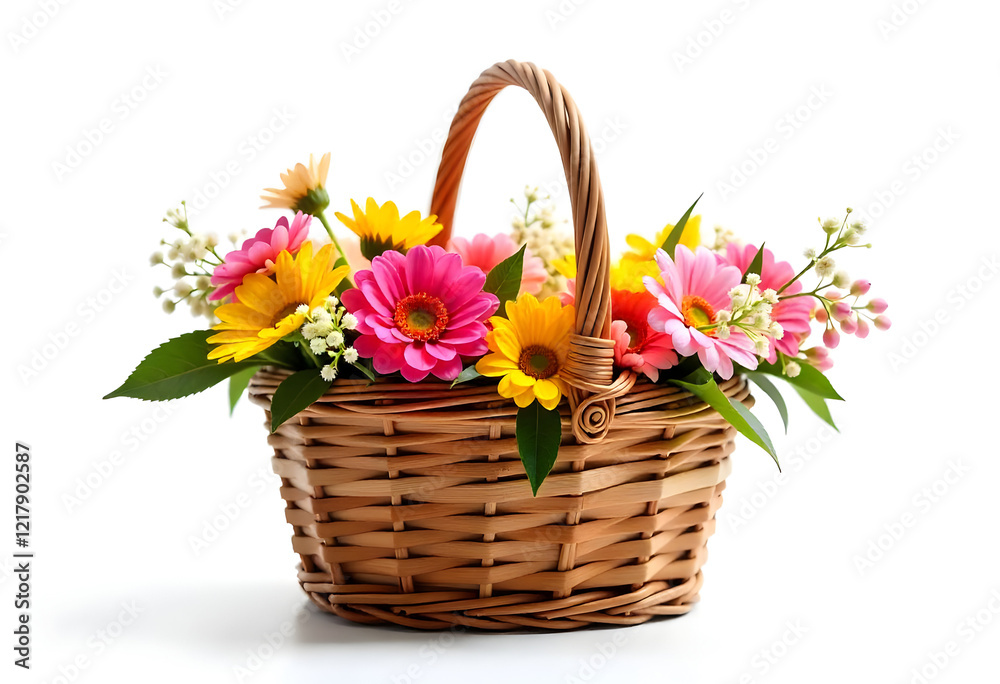 Obraz premium basket with flowers