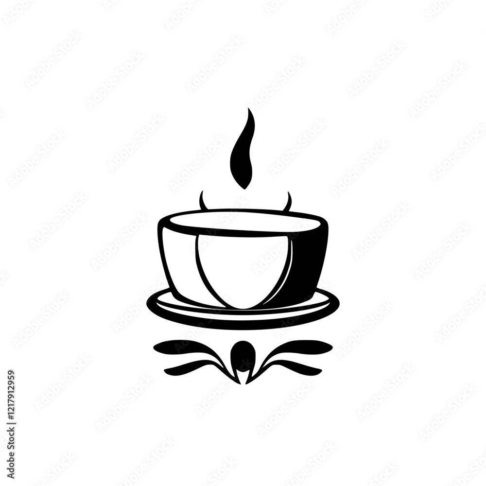 Aromatic Coffee Cup: A Warm and Cozy Drink Illustration Aromatic Coffee Cup: A Warm and Cozy Drink Illustration