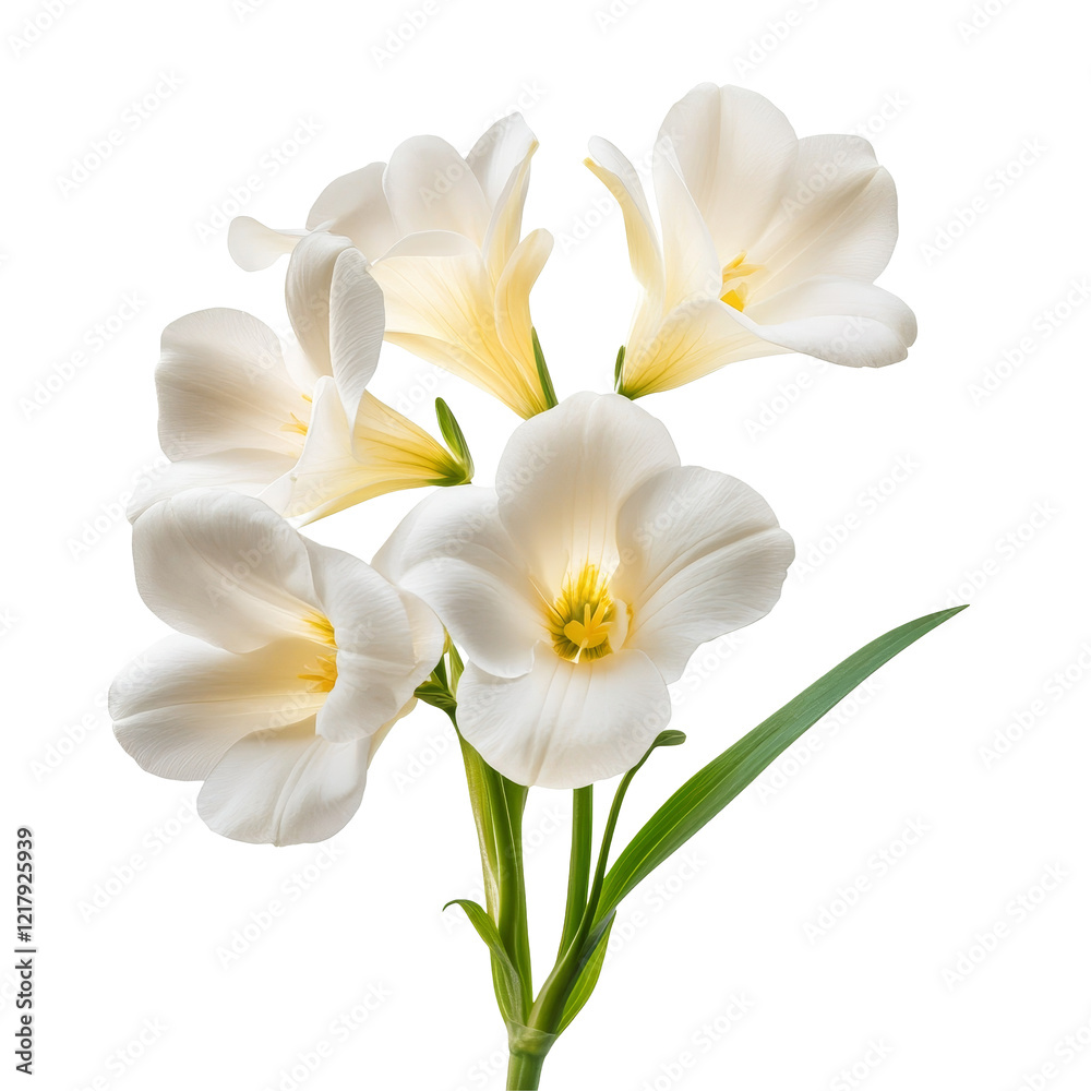 Beautiful freesia flowers arranged with delicate transparent blossoms on a transparent background for a fresh look, freesia flowers isolated transparent background Beautiful freesia flowers arranged with delicate transparent blossoms on a transparent background for a fresh look, freesia flowers isolated transparent background