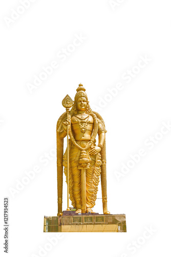 The Murugan statue near Batu Caves in Malaysia