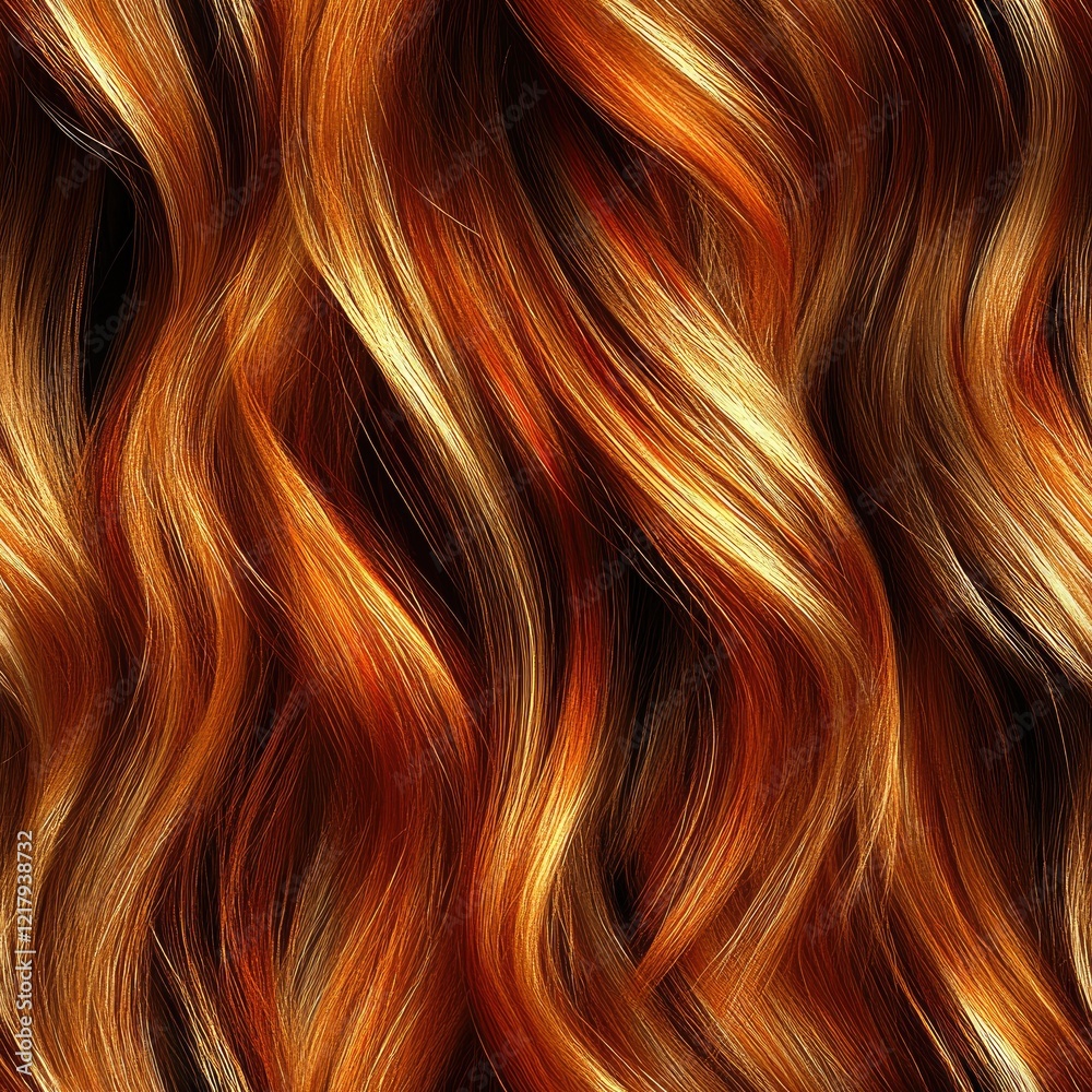 Naklejka premium Abstract Amber And Gold Flowing Texture