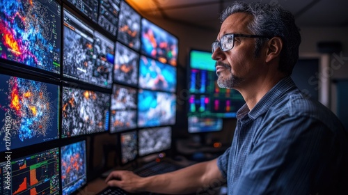Meteorology service prediction: atmospheric analysis, temperature trends, weather patterns, storm monitoring, climate projections, wind direction, precipitation forecasts, data collection.