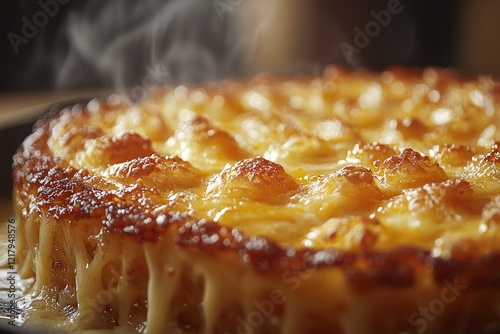 golden brown quesadilla fries in non stick skillet showcasing melted cheese oozing from crispy edges and creating mouthwatering display of texture. photo