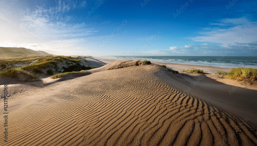 Naklejka premium road to the sea