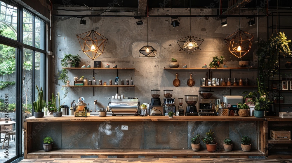 Industrial Chic Coffee Shop Interior Design Industrial Chic Coffee Shop Interior Design