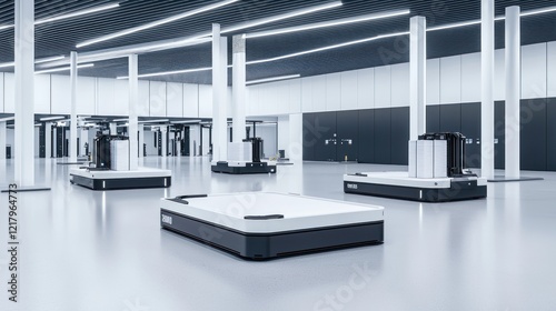 Automated Warehouse with AGVs