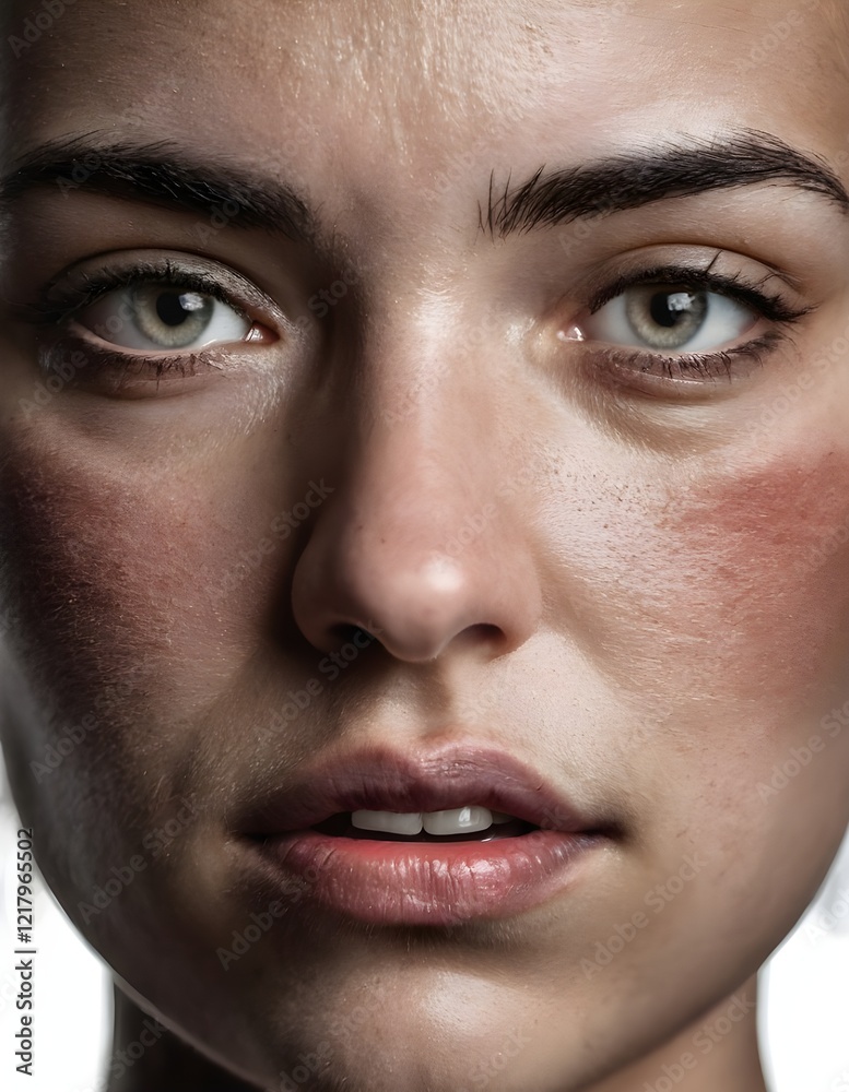 close up portrait of a person close up portrait of a person