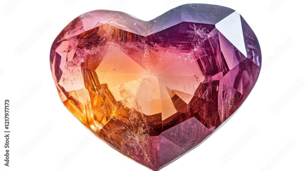Diamond heart on transparent background Diamond heart on transparent background
