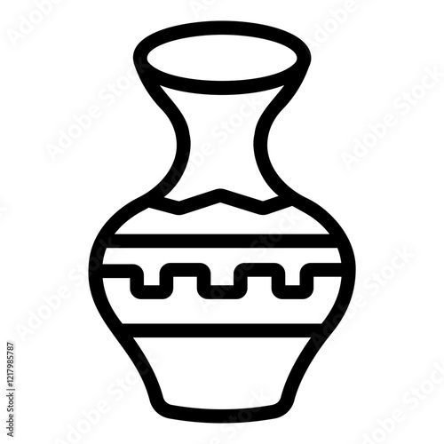 pottery Line Icon
