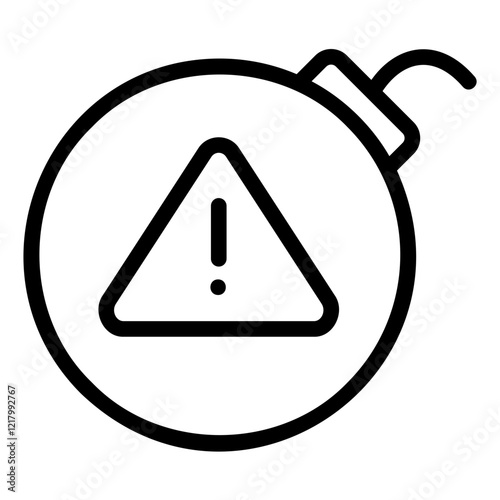 deadline Line Icon