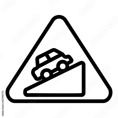 descending Line Icon