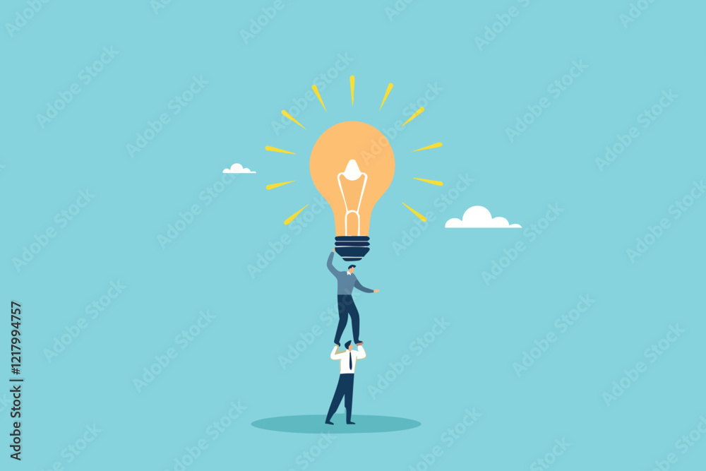 Illuminating Ideas, A Businessman’s Support in Helping a Coworker Spark Innovation Illuminating Ideas, A Businessman’s Support in Helping a Coworker Spark Innovation