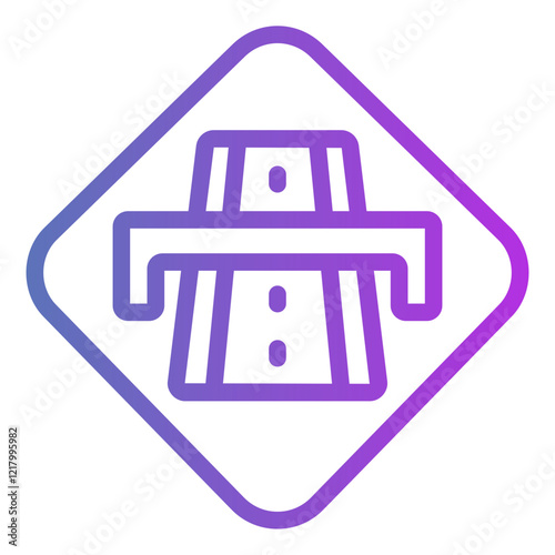 motorway Gradient icon