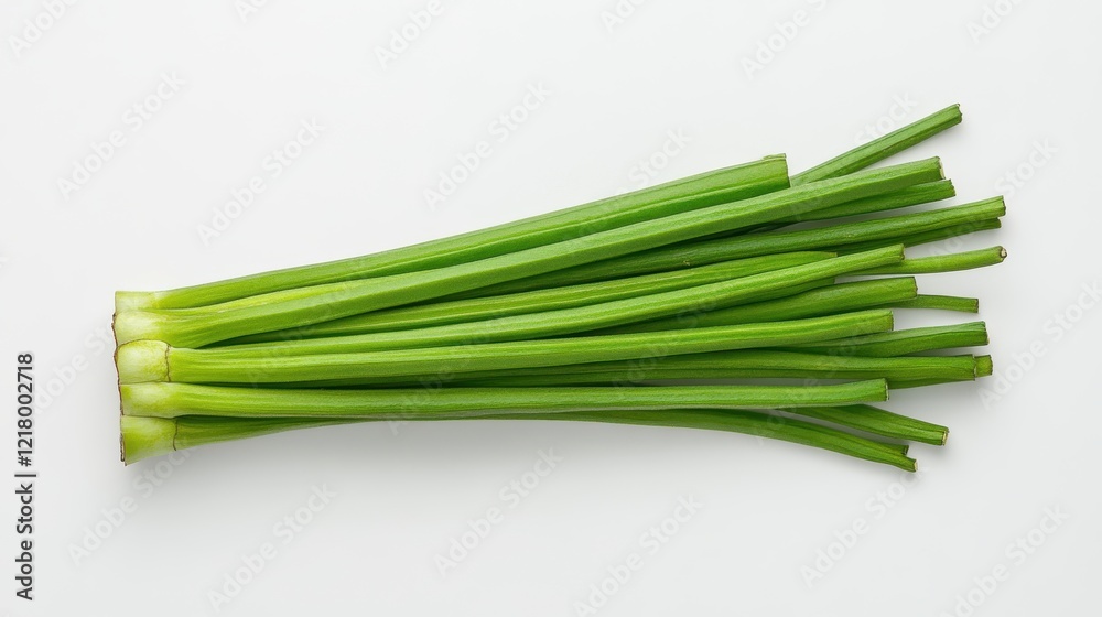 Freshly harvested okra ready for cooking and flavor enhancement Freshly harvested okra ready for cooking and flavor enhancement