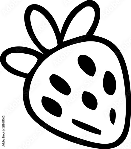 black and cartoon illustration