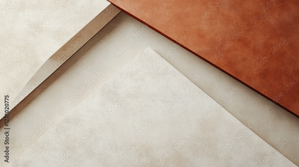 Abstract Beige and Brown Textured Geometric Shapes Abstract Beige and Brown Textured Geometric Shapes