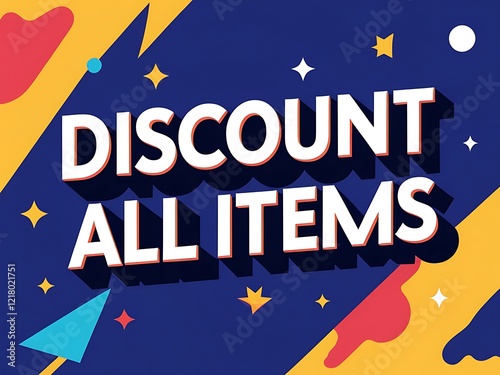 Discount Announcement For All Items Sale photo