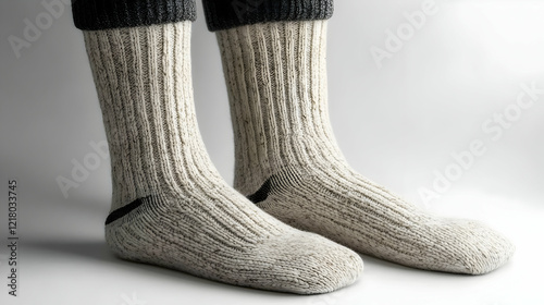 Wallpaper Mural Cozy Warm Knitted Socks for Winter Comfort Torontodigital.ca