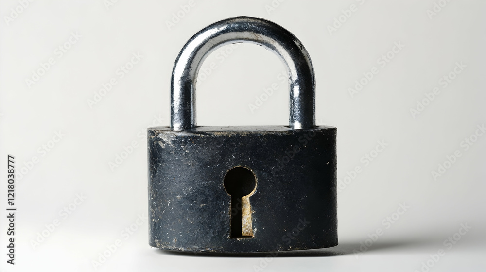 Old Padlock Security Studio Shot Old Padlock Security Studio Shot