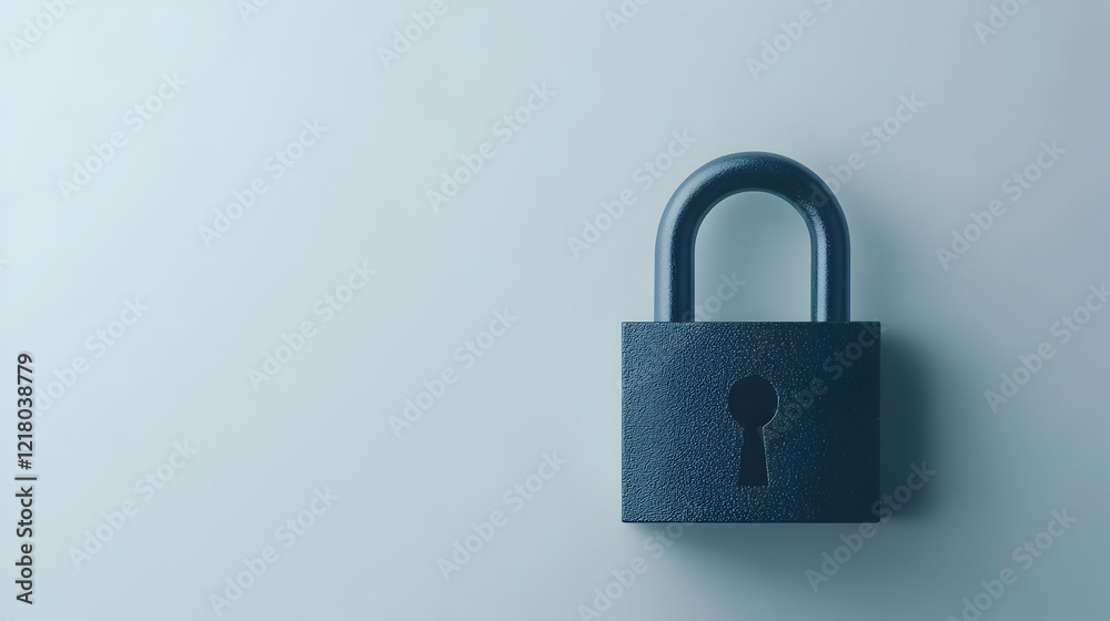 Padlock security on white background Padlock security on white background