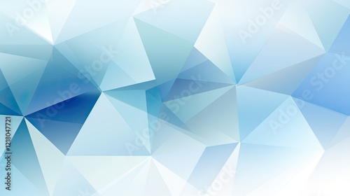 Abstract geometric pattern in shades of blue, ideal for backgrounds or designs.