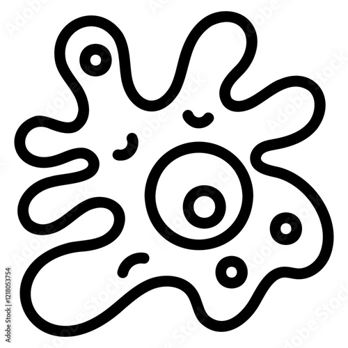 Amoeba glyph icon