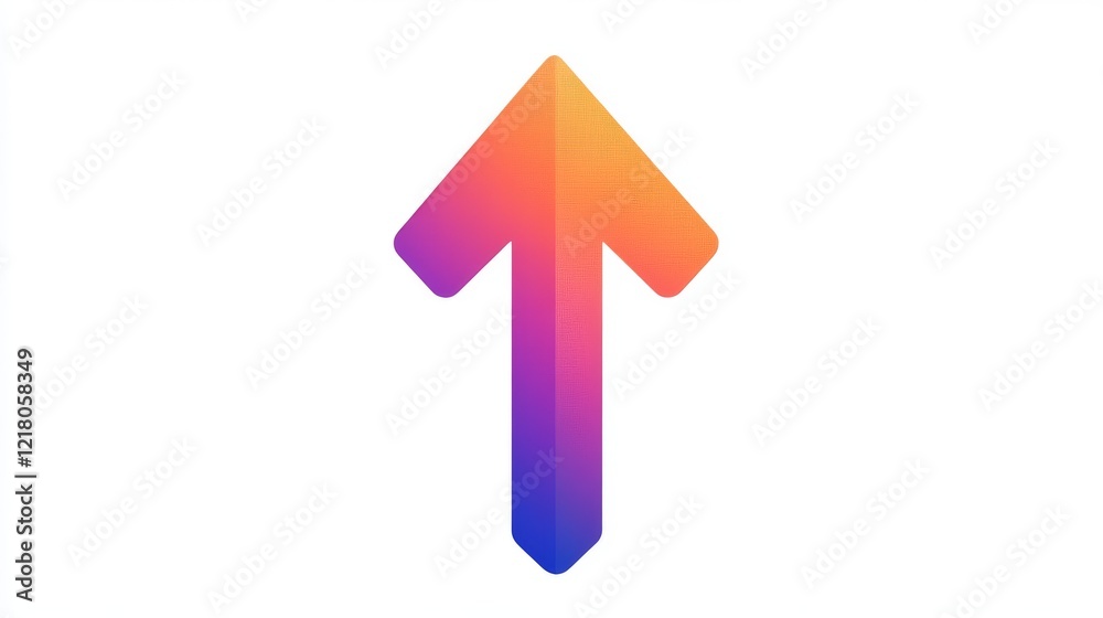 Upward motion graphic digital space arrow symbol modern design abstract concept Upward motion graphic digital space arrow symbol modern design abstract concept