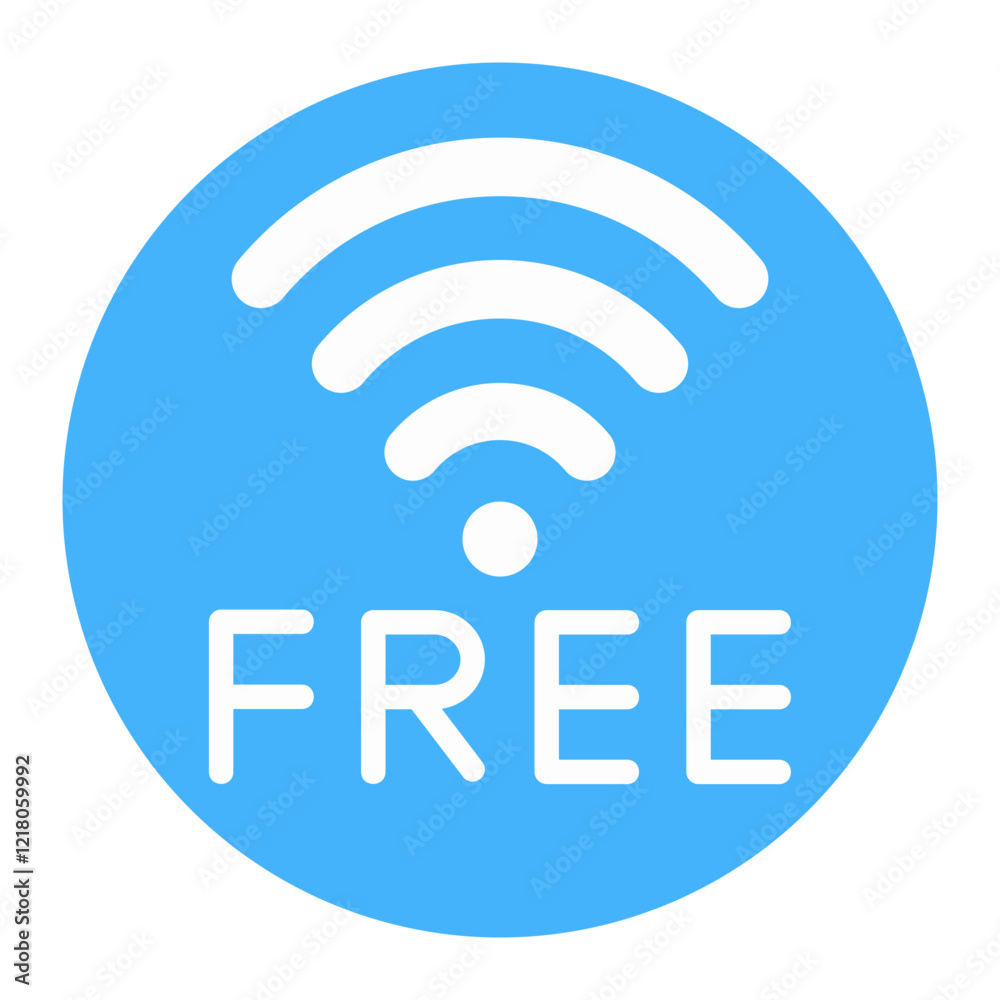 Free wifi Icon Free wifi Icon