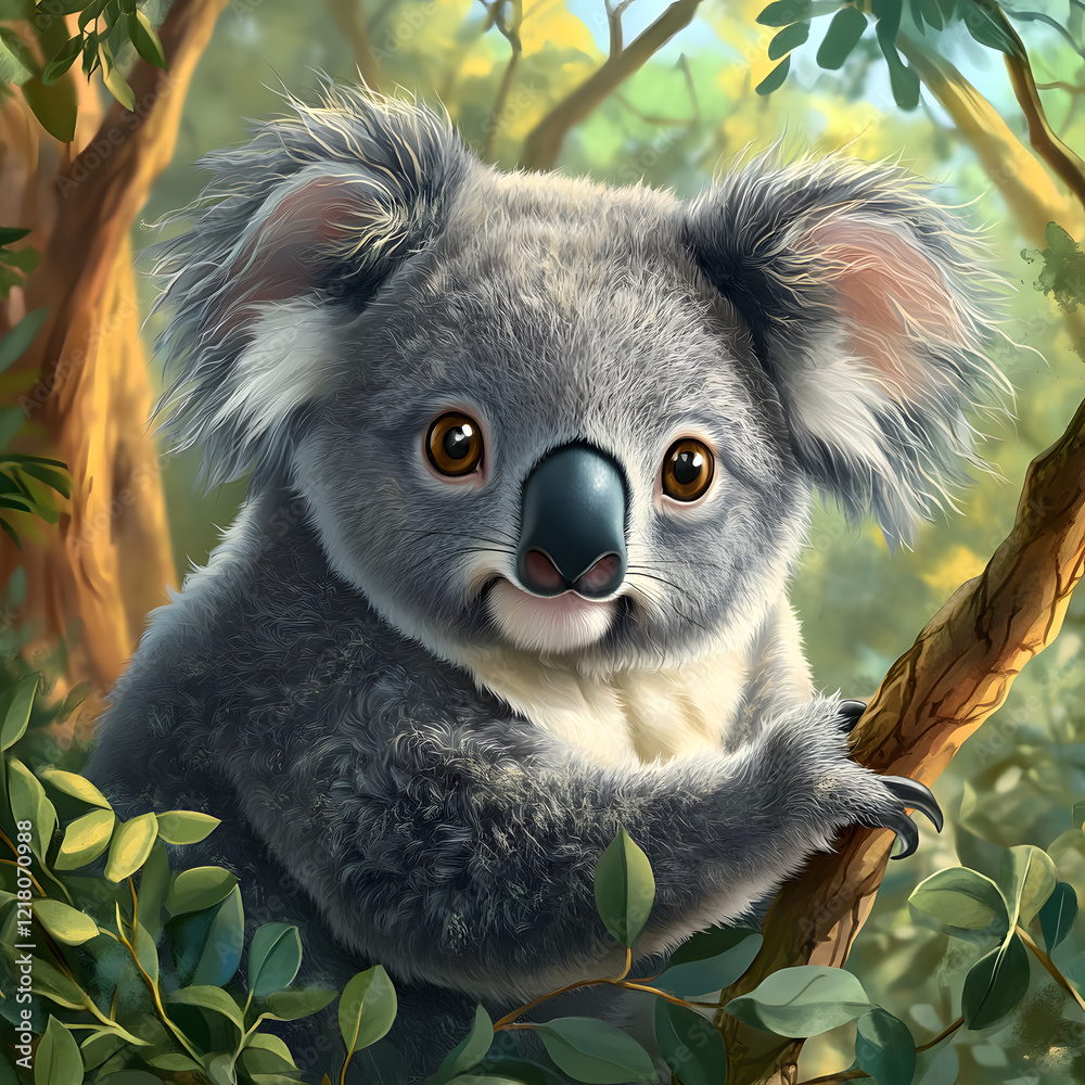 Obraz premium koala in tree