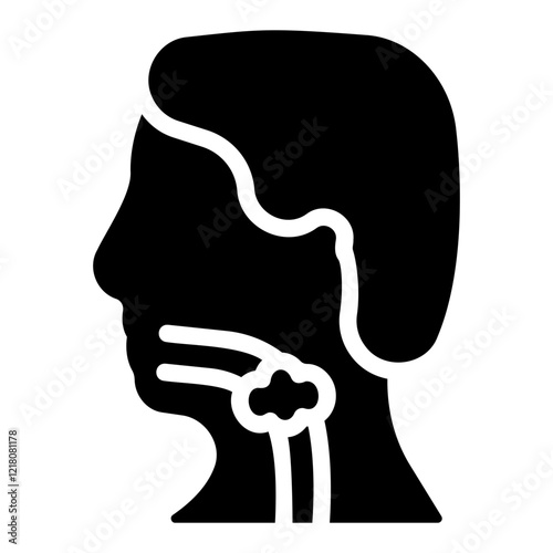 throat Solid icon