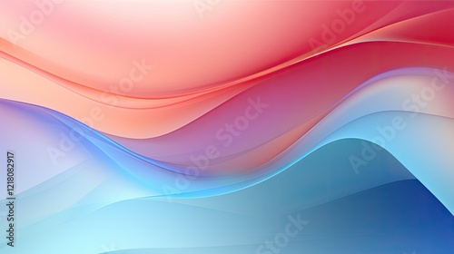 Abstract waves of soft colors blending together, creating a calming and modern visual effect.