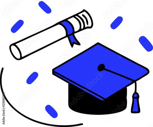 graduation svg icon