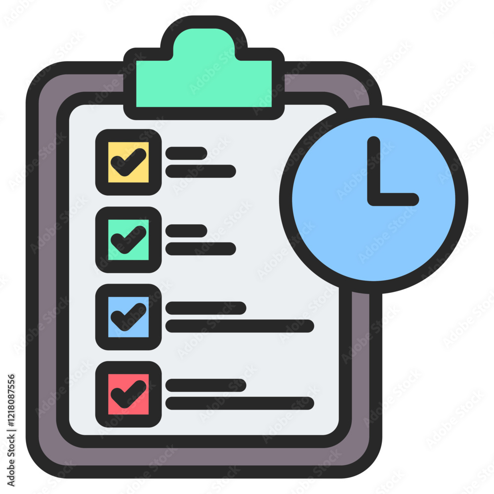 Fototapeta premium Planning Icon