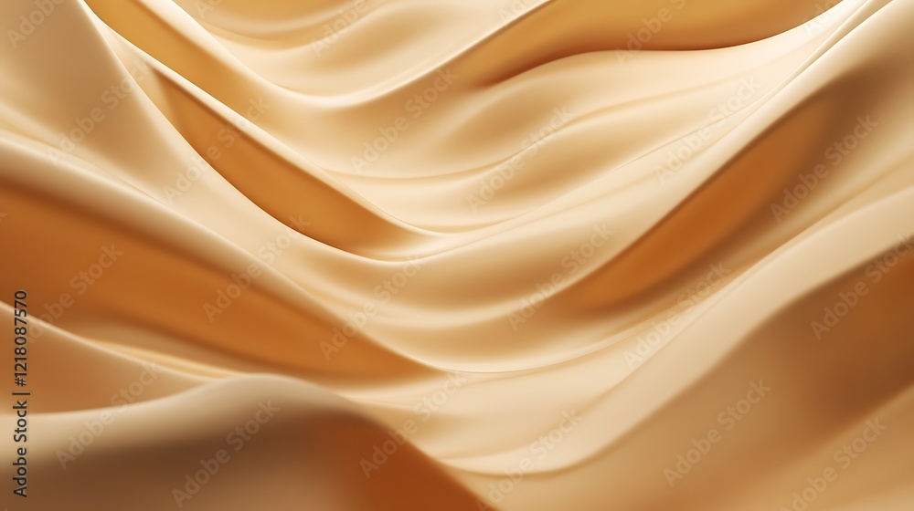 Abstract Beige Drapery: A Study in Smooth Curves and Gentle Waves Abstract Beige Drapery: A Study in Smooth Curves and Gentle Waves