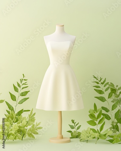 Sustainable fashion, Sustainable dress concept, eco-friendly dress design, sustainable fashion design