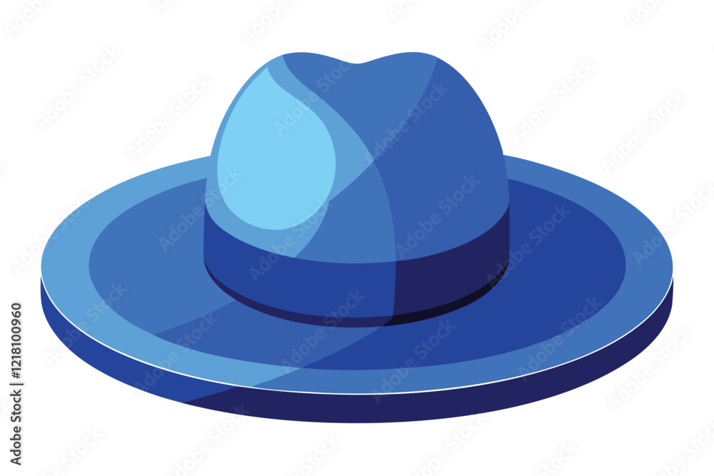 Brown man felt hat isolated on white background. Brown man felt hat isolated on white background.