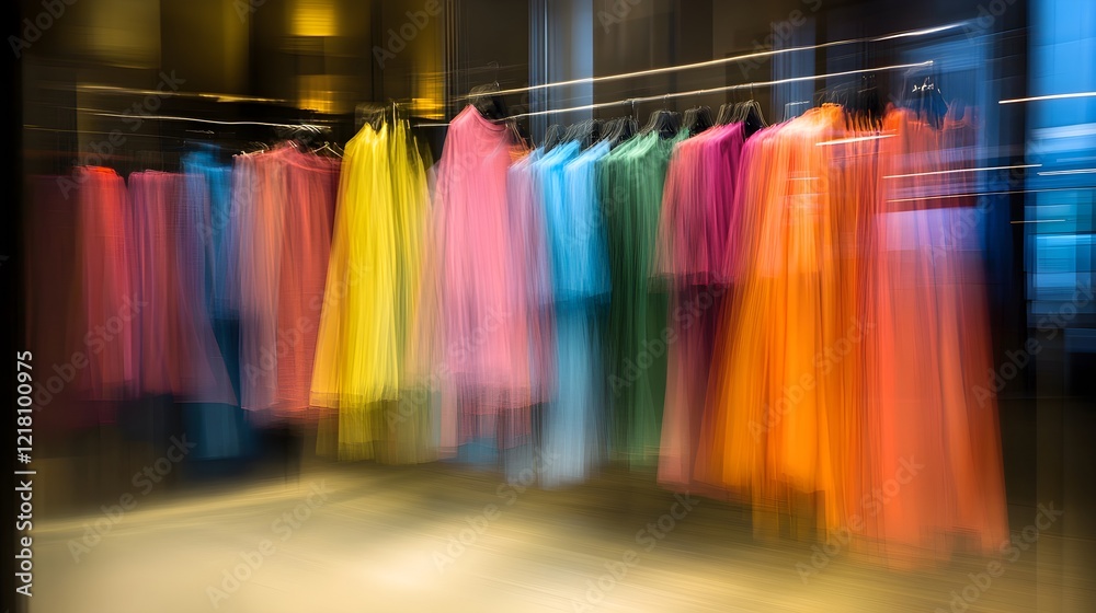 custom made wallpaper toronto digitalcolorful dresses in a fashion boutique