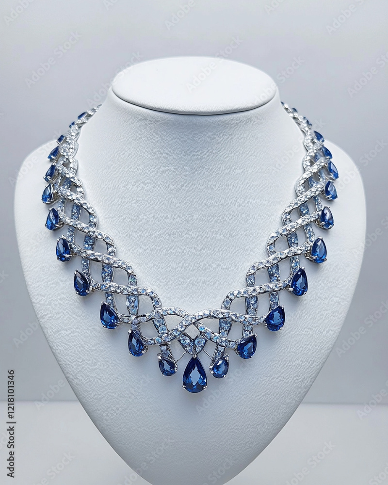 pearl necklace on white background pearl necklace on white background