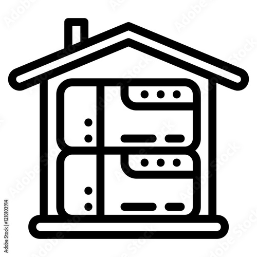 On premise glyph icon