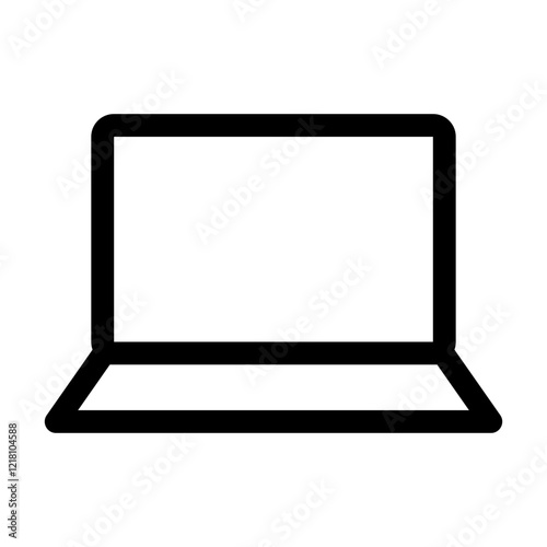 laptop simple icon