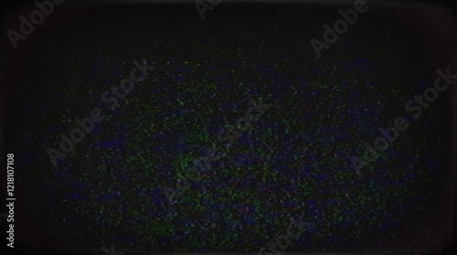Old film VHS tv overlay effect, Retro noise tv grain texture footage .	