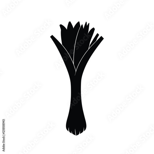 Leeks vector illustration