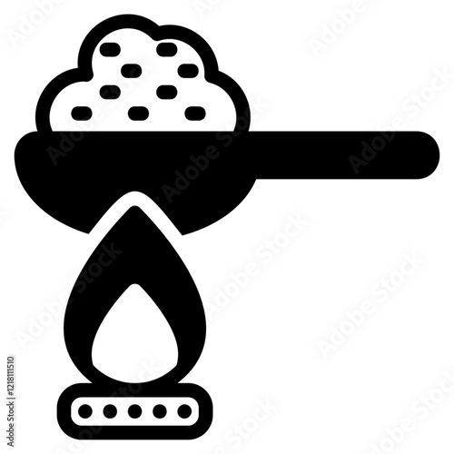 Heroin glyph icon