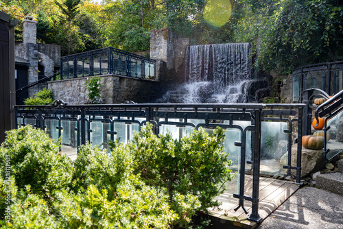 View of the Ancaster Old Mill building in Hamilton. photo