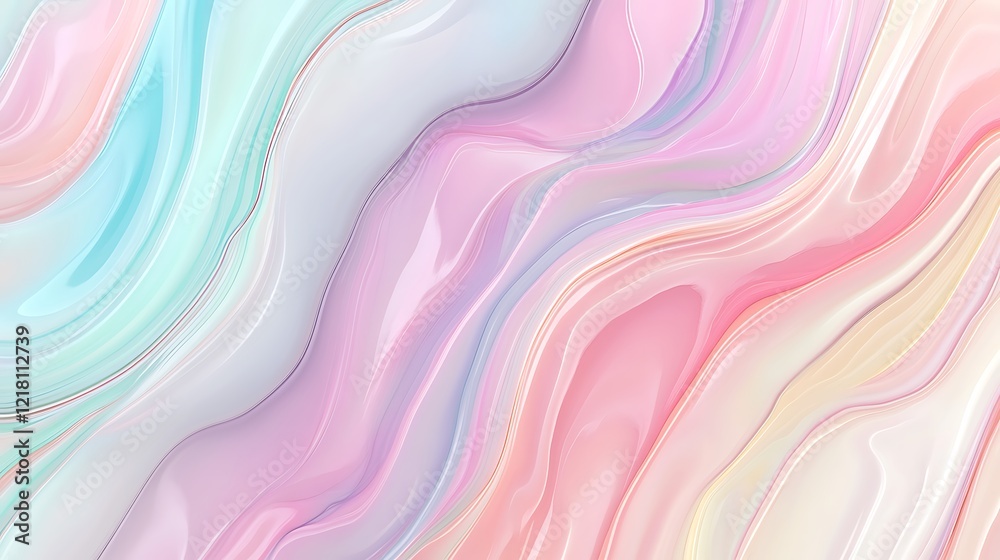 Abstract Pastel Swirls Elegant Fluid Design Abstract Pastel Swirls Elegant Fluid Design