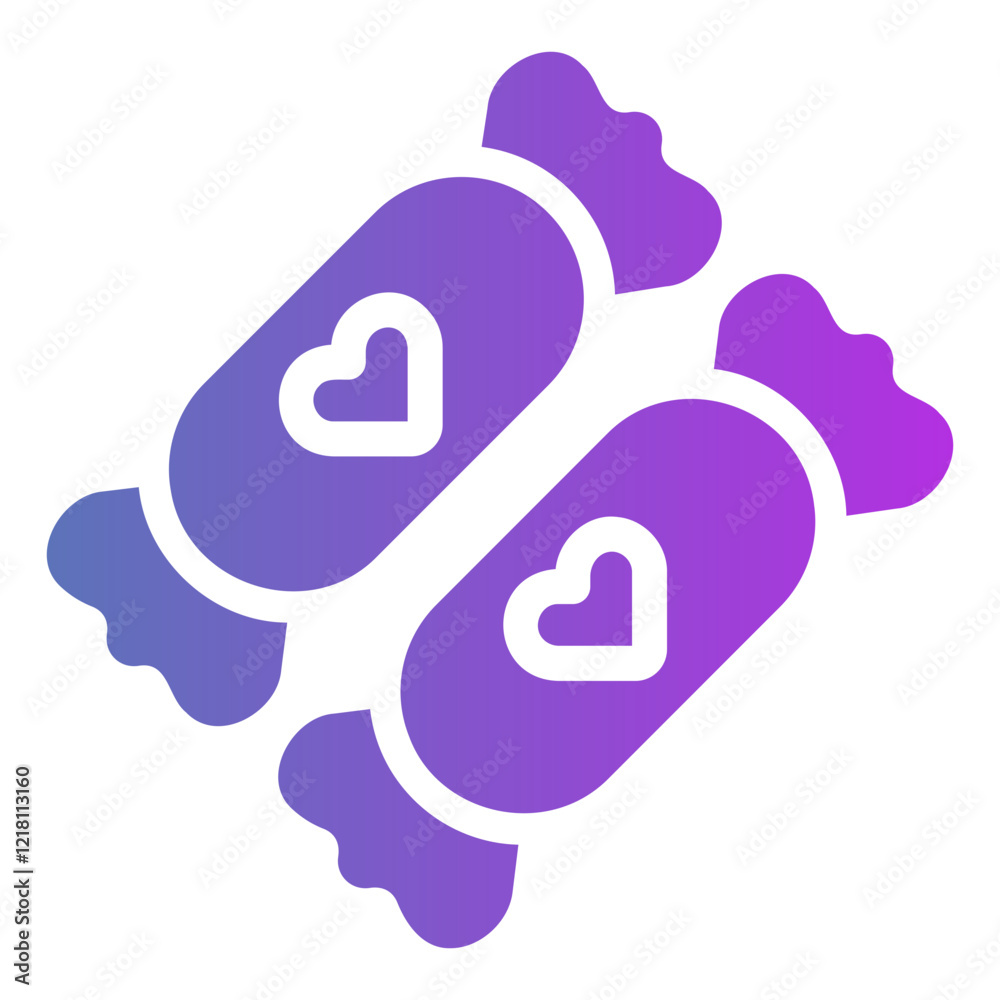 Obraz premium candy Gradient icon