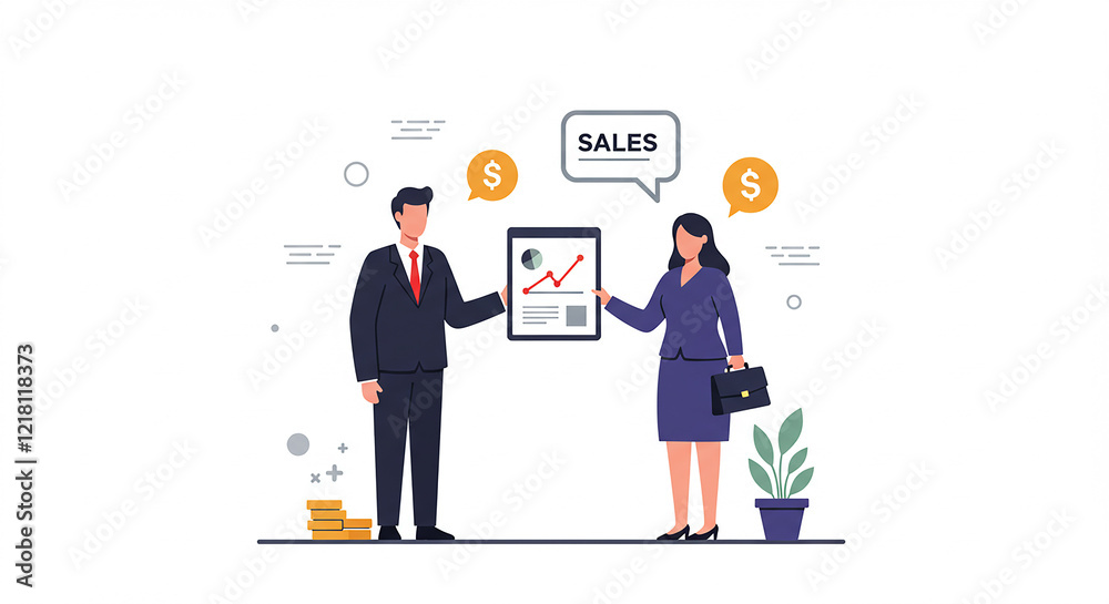 Business Professionals Analyzing Sales Growth Data Chart Successful Teamwork Financial Report Business Professionals Analyzing Sales Growth Data Chart Successful Teamwork Financial Report